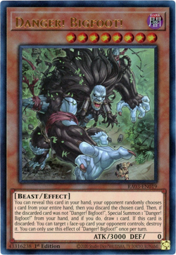 Yugioh! Danger! Bigfoot! - RA03-EN019 - Prismatic Ultimate Rare NM/M - Image 1