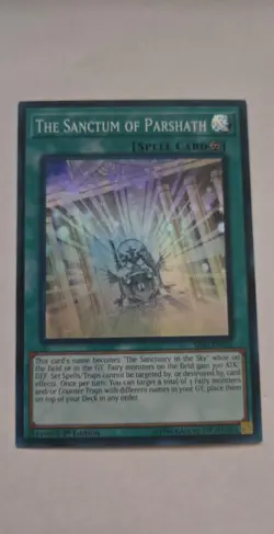 Yugioh The Sanctum of Parshath SR05-EN025 - Super Rare - 1st Ed NM - Image 1