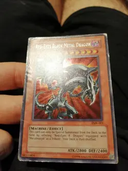 Yugioh Red-Eyes Black Metal Dragon FMR-001 Secret Prismatic Rare Promo - Image 2