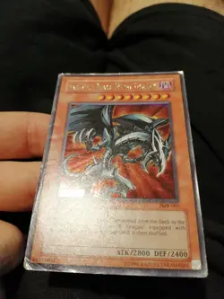 Yugioh Red-Eyes Black Metal Dragon FMR-001 Secret Prismatic Rare Promo - Image 3