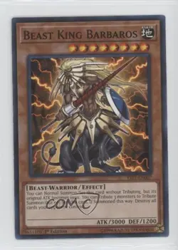 Beast King Barbaros 1st Ed. YuGiOh Starter Deck: Link Strike #YS17-EN007 0ob9 - Image 1