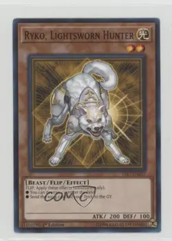 Ryko Lightsworn Hunter 1st Ed. YuGiOh Starter Deck: Link Strike #YS17-EN017 0b5 - Image 1