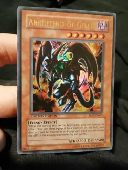 Yugioh Archfiend of Gilfer JMP-EN003 JUMP Ultra Rare Exc - Image 1
