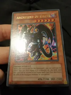 Yugioh Archfiend of Gilfer JMP-EN003 JUMP Ultra Rare Exc - Image 2