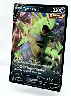 Tryanitar V SWSH109 Black Star Promo Holo Ultra Rare Pokemon TCG Card - Image 2