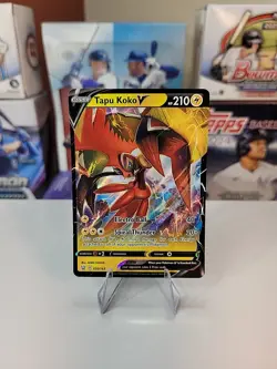 Tapu Koko V 50/163 Pokemon Card TCG Battle Styles Full Art Holo 2021 Pokemon TCG - Image 1