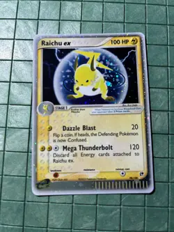 Raichu ex 98/100 Holo Pokemon card - Image 1