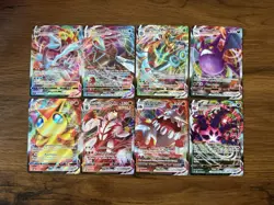 8-Card Lot VMAX English & Japanese Pokemon Cards - NM - Image 1