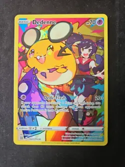 Dedenne TG07/TG30 Brilliant Stars Trainer Gallery Ultra Rare Pokemon Card - Image 1
