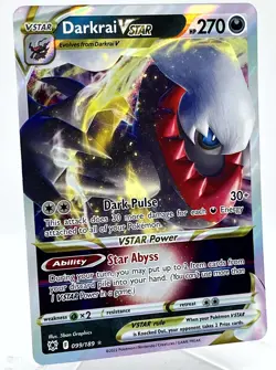 Darkrai VSTAR 099/189 Atral Radiance Holo Ulra Rare 2022 Pokemon TCG Card - Image 2