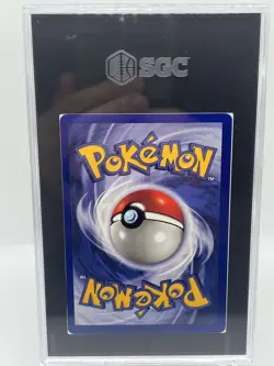 Nidoran M 55/102 Base Set 1st Ed WotC 1999 Vintage Pokemon TCG Card SGC 9 - Image 2