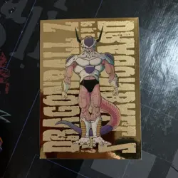 FRIEZA 1999 DRAGONBALL Z Gold Foil Card #G-9 EXC. VINTAGE DBZ 🔥 🔥 - Image 1
