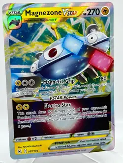 Magnezone VSTAR 057/196 SWSH Lost Origin Holo Ultra Rare Pokemon TCG Card NM/M - Image 2