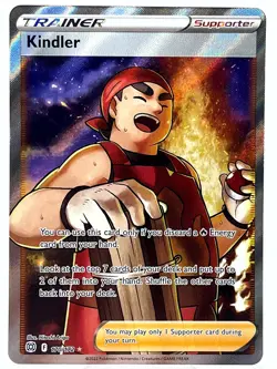 Kindler 170/172 Brilliant Stars Holo Full Art Trainer Pokemon TCG Card - Image 1