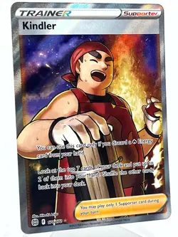 Kindler 170/172 Brilliant Stars Holo Full Art Trainer Pokemon TCG Card - Image 2
