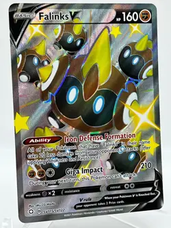 Falinks V SV115/SV122 Shining Fates Shiny Vault Ultra Rare Pokemon TCG Card NM/M - Image 2