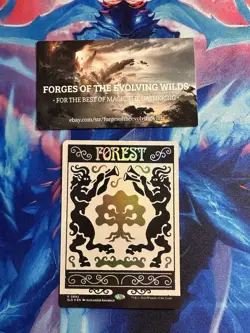 Forest Foil Secret Lair Alien 892 0892 Bonus Card - Image 1