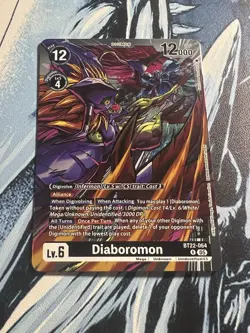Digimon Card Game Diaboromon BT22-064 R Cyber Eden - Image 1