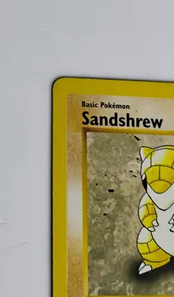 1999 Pokemon SANDSHREW Base Set 1ST EDITION Shadowless Non Holo Card 62/102 - Image 4