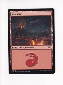 MAGIC THE GATHERING MTG EDGE OF ETERNITIES MOUNTAIN 0274 (#1) - Image 1