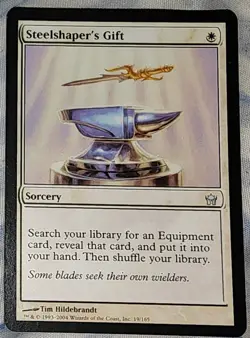 1x MTG Steelshaper's Gift - Fifth Dawn (5DN) #19 - Magic the Gathering (41) - Image 1
