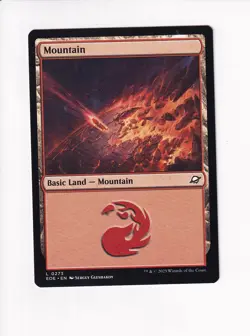 MAGIC THE GATHERING MTG EDGE OF ETERNITIES MOUNTAIN 0273 (#2) - Image 1