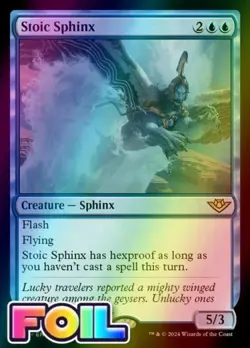 x1 Stoic Sphinx OTJ MTG 71 FOIL RARE M/NM 1x - Image 1