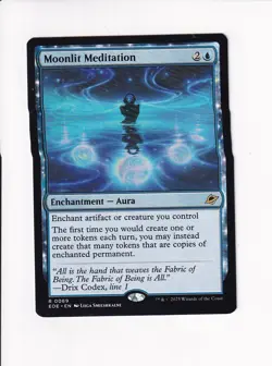 MAGIC THE GATHERING MTG EDGE OF ETERNITIES MOONLIT MEDITATION - Image 1