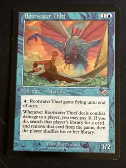 1x Rootwater Thief (40) Nemesis MP MTG Magic the Gathering x1 MKE - Image 1