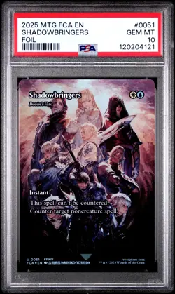 2025 MTG FINAL FANTASY: THROUGH THE AGES FOIL #0051 SHADOWBRINGERS PSA 10 - Image 1