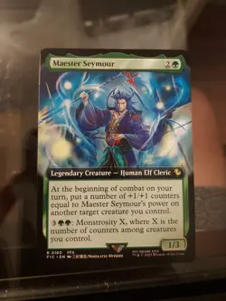 Maester Seymour (Extended Art) #160 (NM) Final Fantasy FIC Magic MTG - Image 1