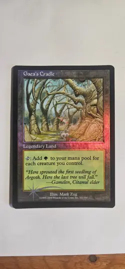 Gaea's Cradle - Judge Gift Cards 1998 Foil LP MTG Promo Reserved List - Image 1