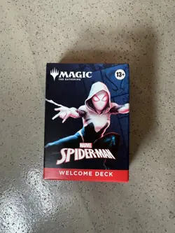 SDCC 2025 MTG Spider-Man Magic The Gathering Spider Gwen Red Welcome Deck New - Image 1
