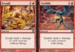 MTG magic cards 1x Rough // Tumble Planar Chaos Light Play, English - Image 1