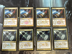 MTG x4 Izzet Charm x4 Dimir Charm - Foil - Signed - Image 1