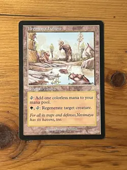MTG - Magic the Gathering - Yavimaya Hollow - Urza’s Destiny - Land - LP - Image 1