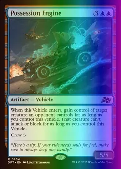MTG Magic the Gathering Possession Engine (54/568) Aetherdrift NM FOIL - Image 1