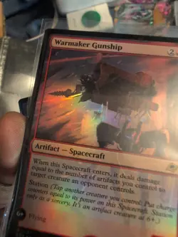 Warmaker Gunship x2 R 0167 FOIL + 1 NNON FOIL MTG Edge Of Eternities EOE EN NM/M - Image 4