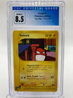 Voltorb 113/144 Skyridge Vintage Pokemon TCG Card Slab Graded CGC 8.5 NM/M+ ~PSA - Image 1