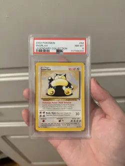 Snorlax 64/110 PSA 8 Legendary Collection Pokemon Card Regular Rare Mint - Image 1
