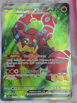 Volcanion EX 171/159 Full Art Ultra Rare Pokemon TCG S&V Journey Together NM - Image 1