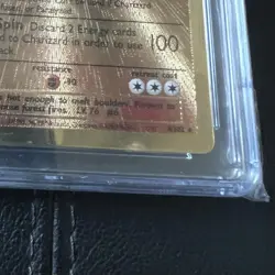 2021 Pokemon Celebrations Premium Collection Gold Metal Charizard 4/102 CGC 9 - Image 2