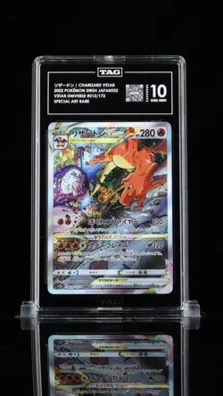 2022 Pokemon Japanese VSTAR Universe Charizard VSTAR SAR 212 TAG 10 Gem Mint - Image 1