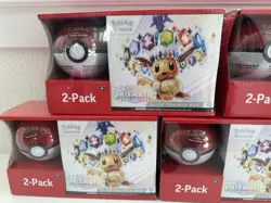 5 POKEMON PRISMATIC EVOLUTIONS ETB ELITE TRAINER BOX & POKEBALL SAMS CLUB BUNDLE - Image 3