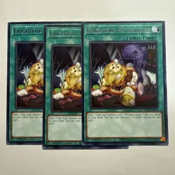 Frightfur Patchwork 3x (playset) JUSH-EN015 Rare 1st Ed NM Yugioh - Image 1