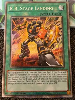 Yugioh 1x R.B. Stage Landing Starlight Rare DUAD-EN096 1st Ed MINT - Image 1