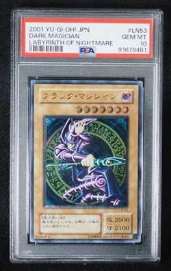 PSA 10 YuGiOh Dark Magician LN-53 Ultimate Rare Japanese Labyrinth of Nightmare - Image 1