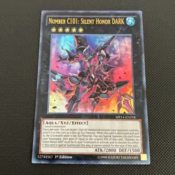 Yugioh Number C101: Silent Honor DARK | MP14-EN218 | Ultra Rare 1st Edition NM - Image 1