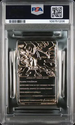 1999 Pokemon Card Game Charizard Burger King Gold Holo PSA 8 NMMT CLEAN LAST ONE - Image 2