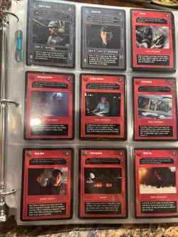 Star Wars CCG Player’s Card Lot 1996 Decipher Star Wars 120 Plus Album Lot 4 - Image 1
